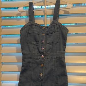 Skinny overalls with pockets
